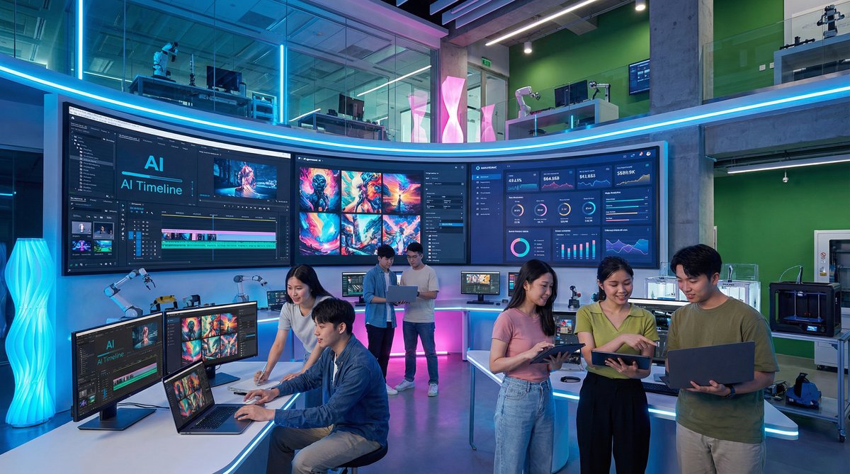 麻豆传媒影视AI传媒创作工作室